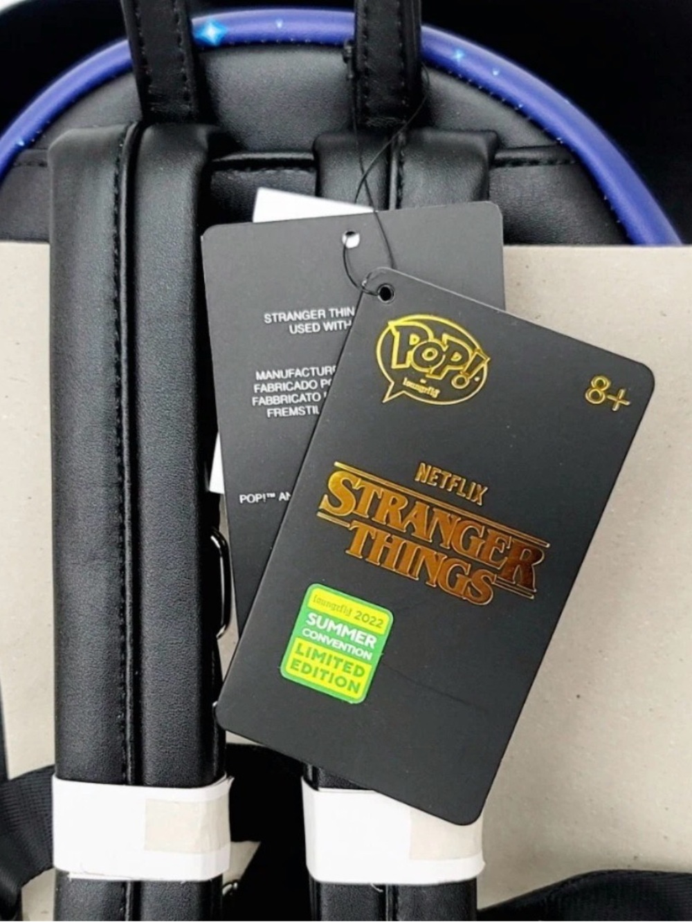 SDCC 2022 Loungefly Stranger Things Glow in the Dark LE Mini Backpack NWT - Picture 8 of 9